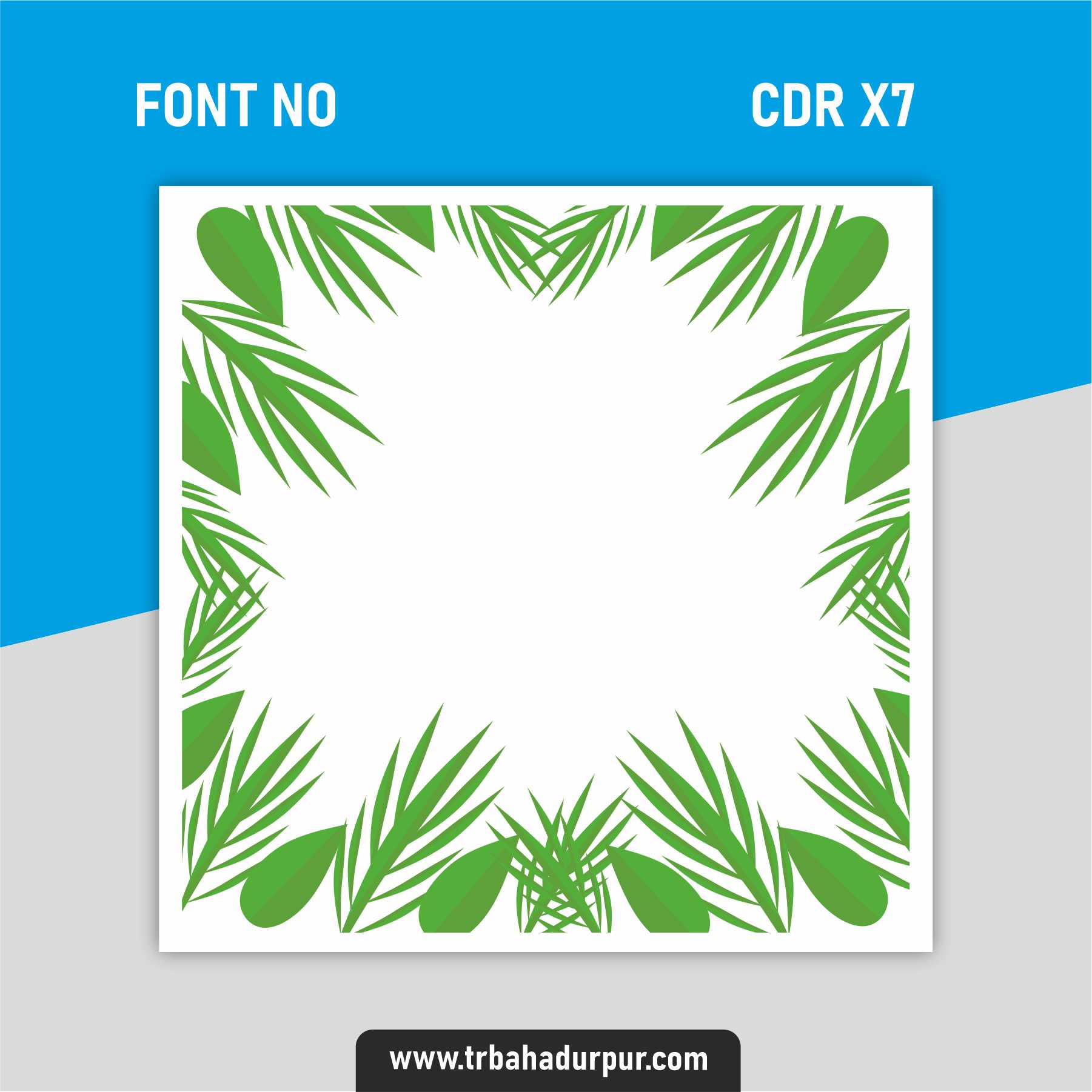 leaf corner border design free