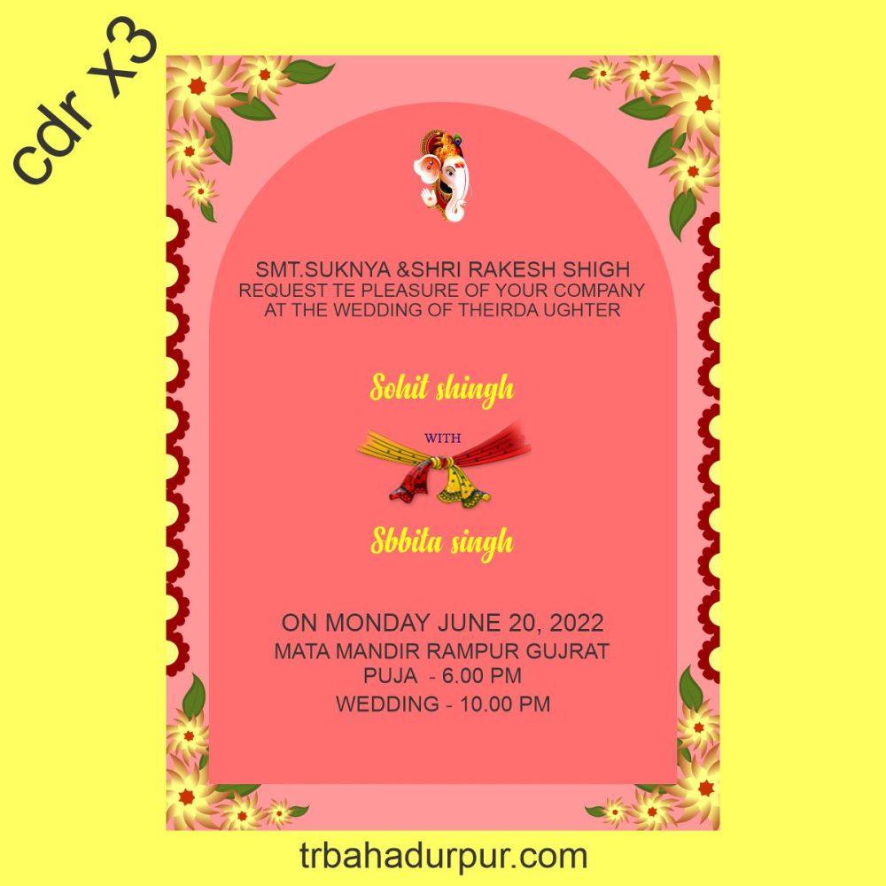 wedding card design