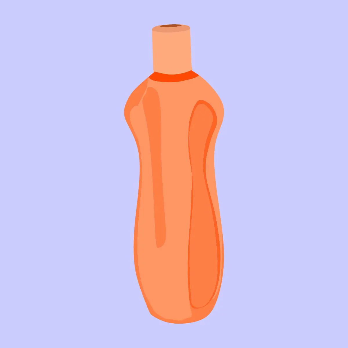 Water bottle full vector art