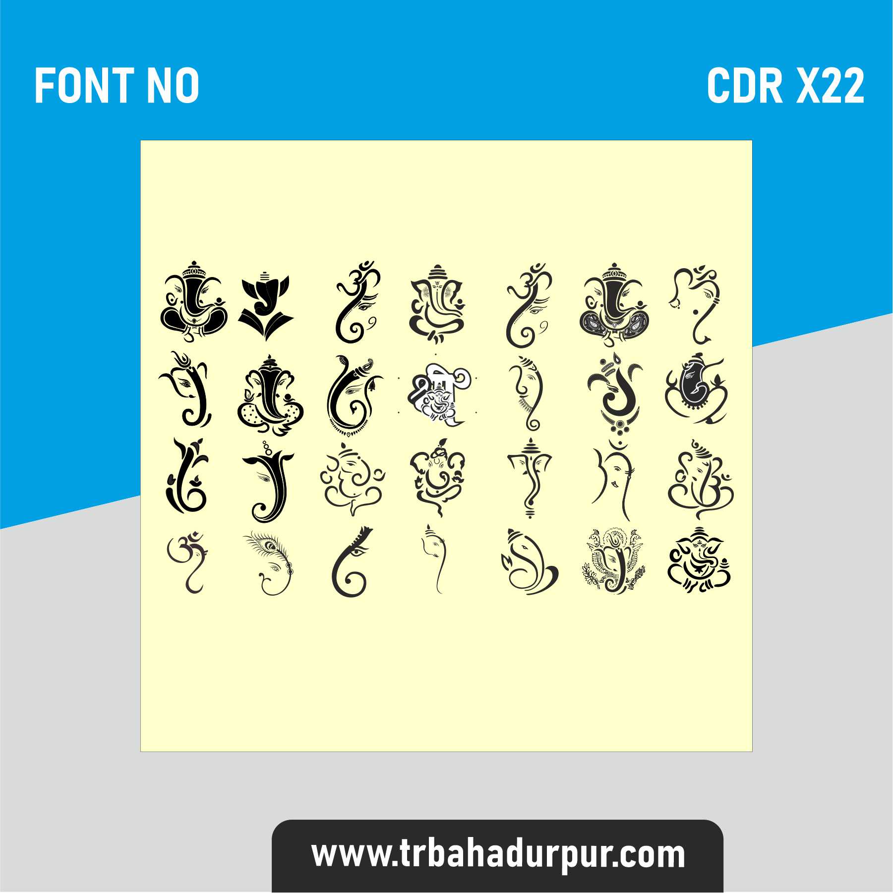 Shree Ganeshji cdr editabele file