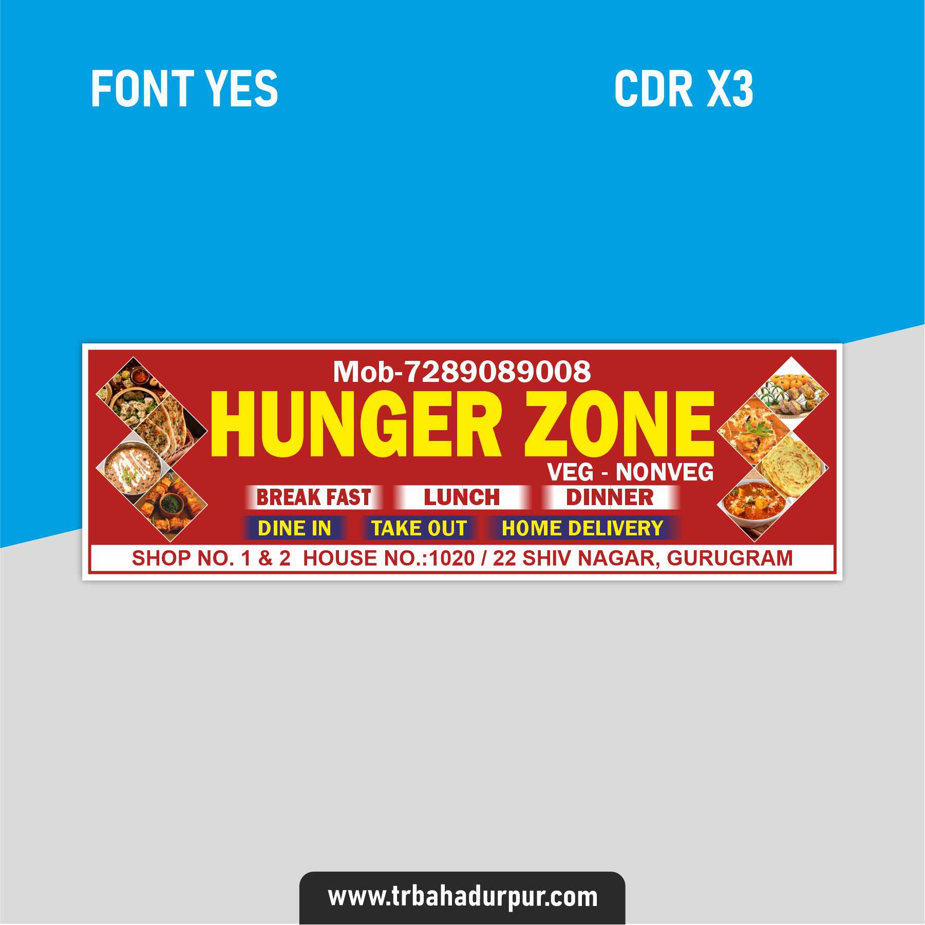 Restaurant Banner Design