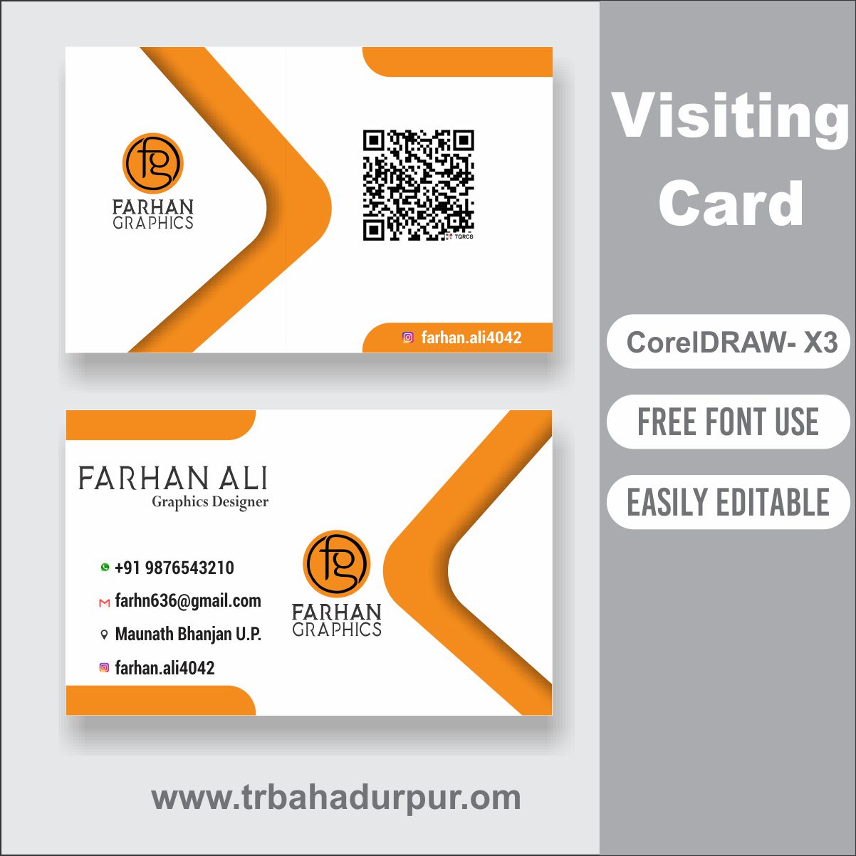 New Graphic Designer Visiting Card