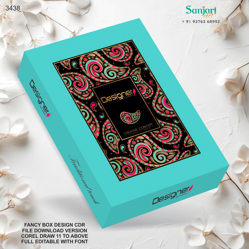 decent Gift Box Design cdr file