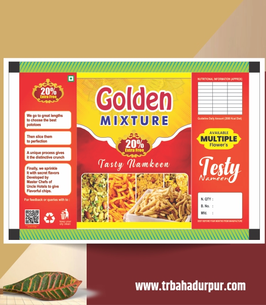 Namkeen packaging design CDR File