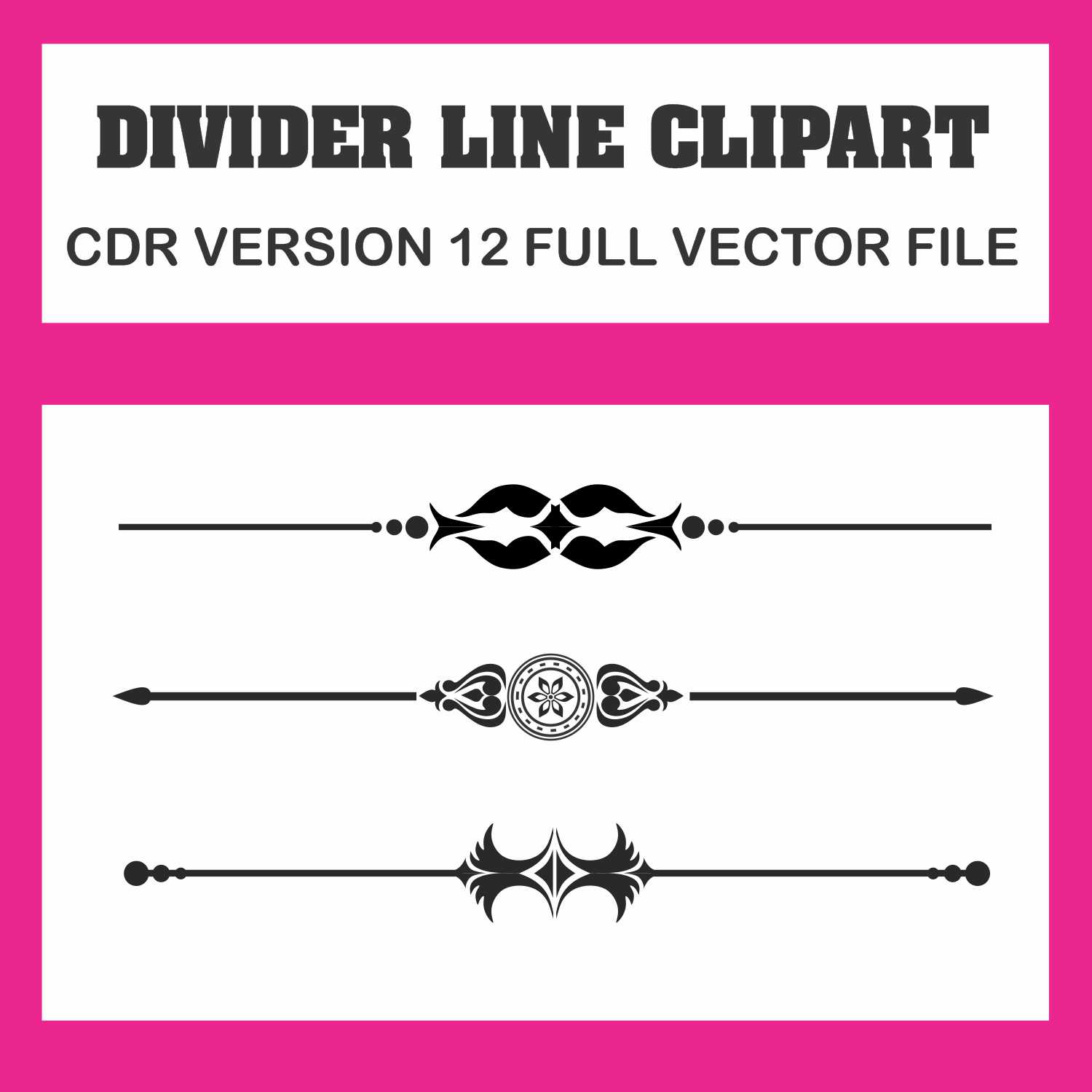 Black line divider