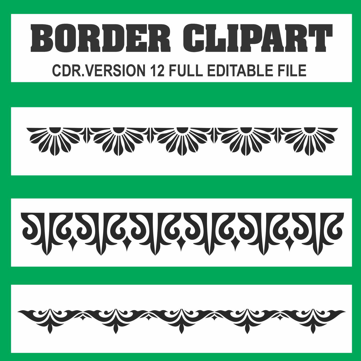 Border clipart cdr 12