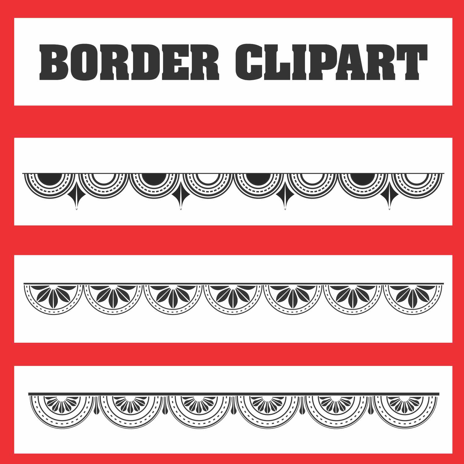 Border clipart vector file