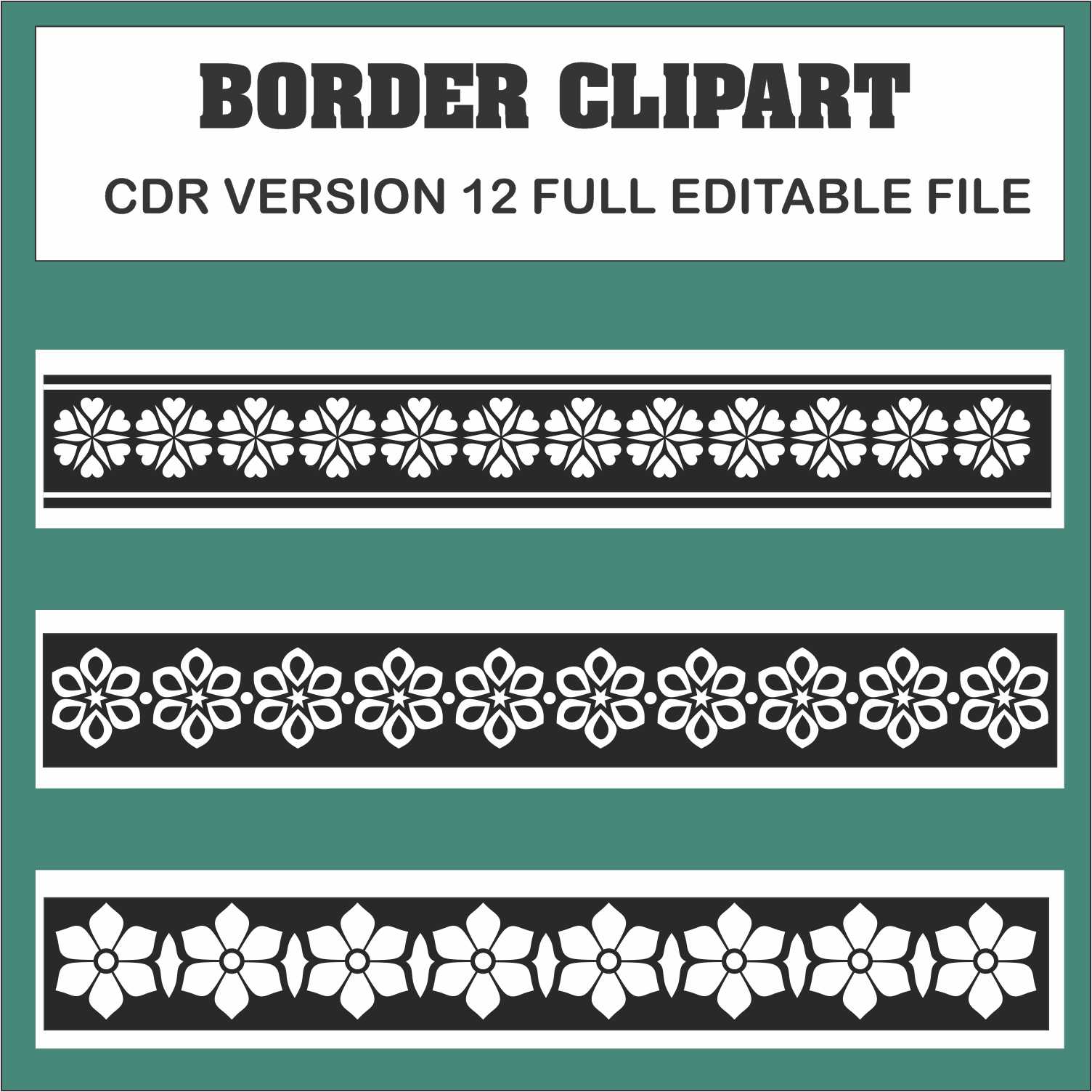 royal black white border