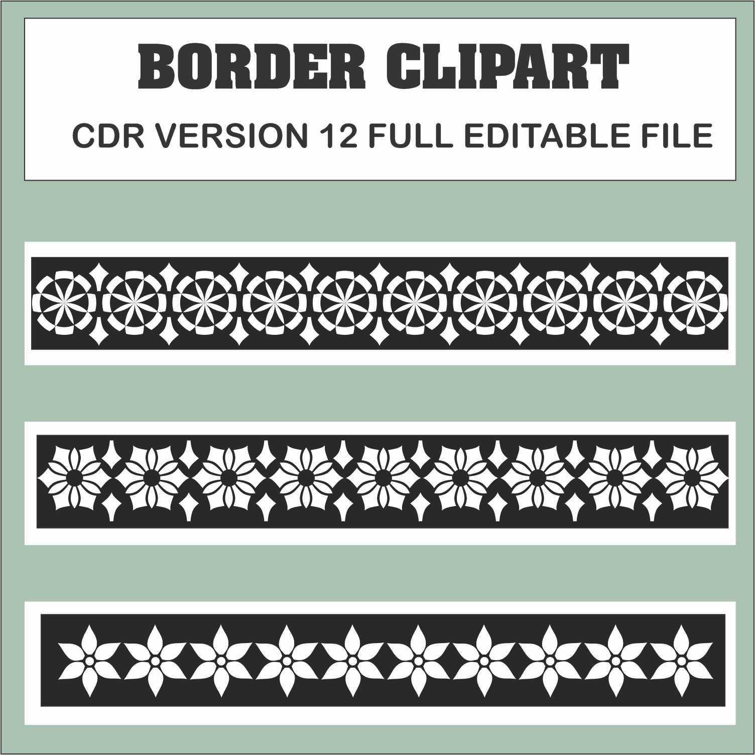 elegant wedding border design