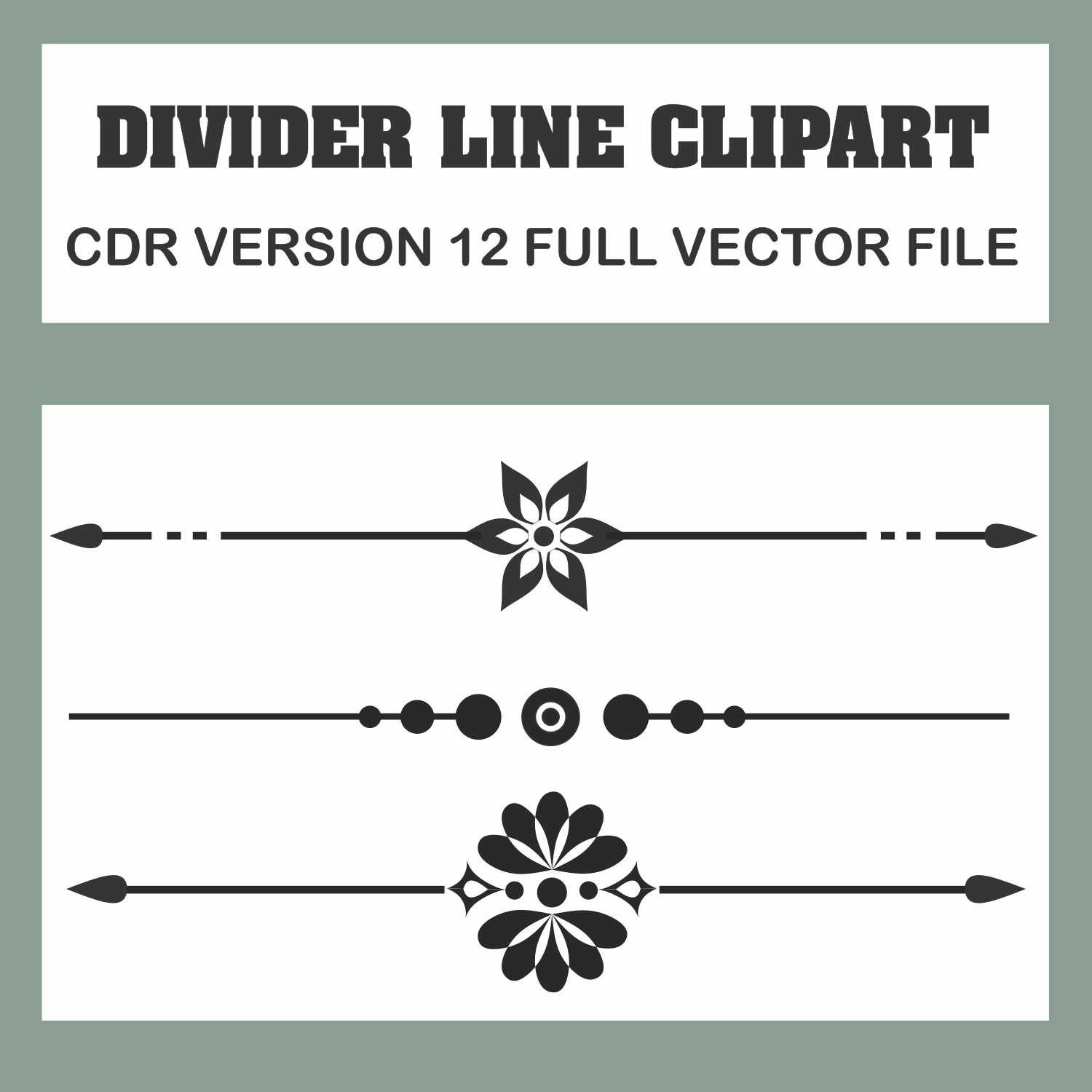 Fancy divider clipart