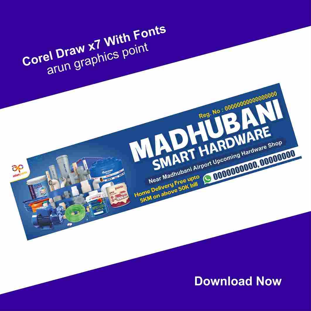 Hardware Shop Banner Design