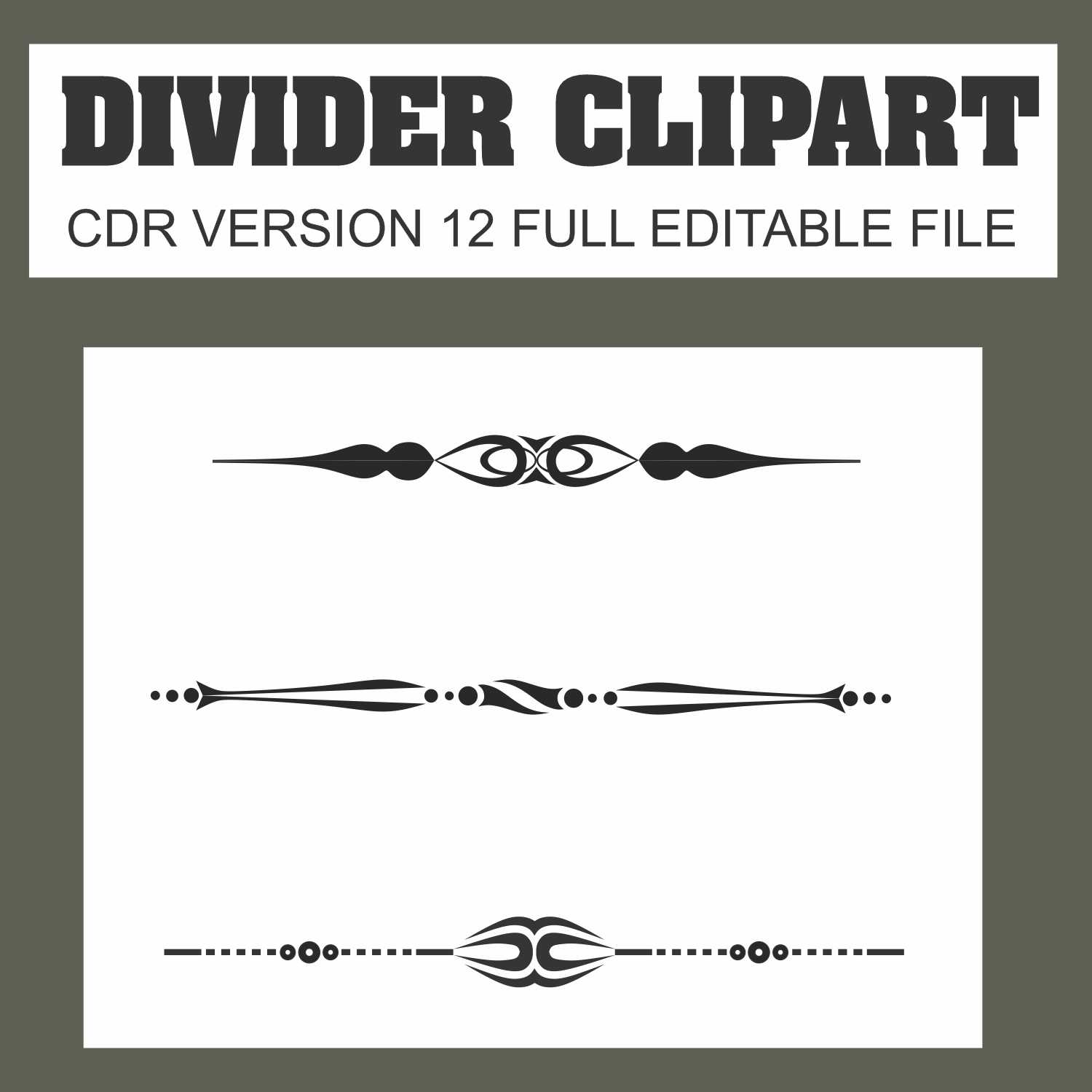 Simple line clipart design