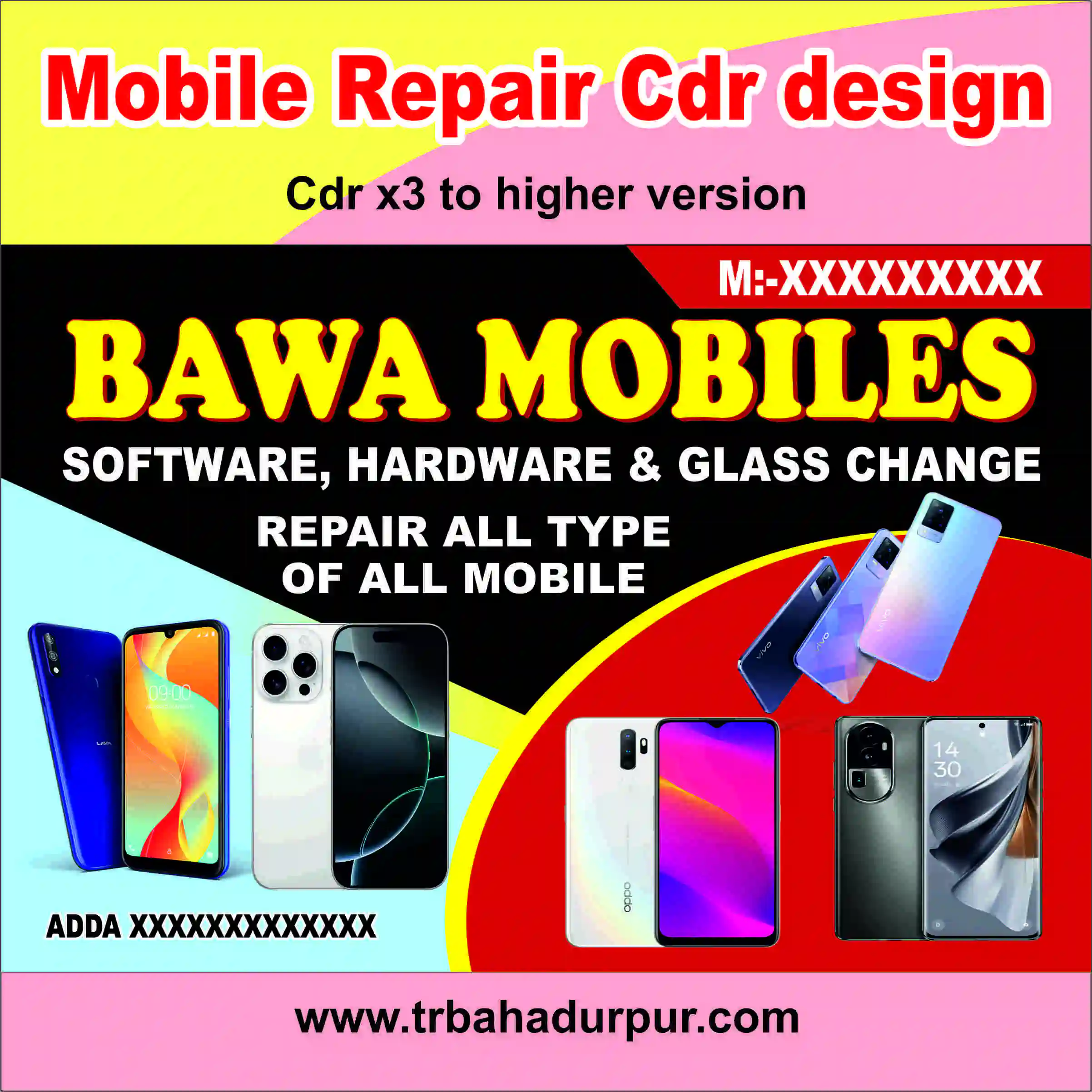Latest Mobile Repair Cdr design