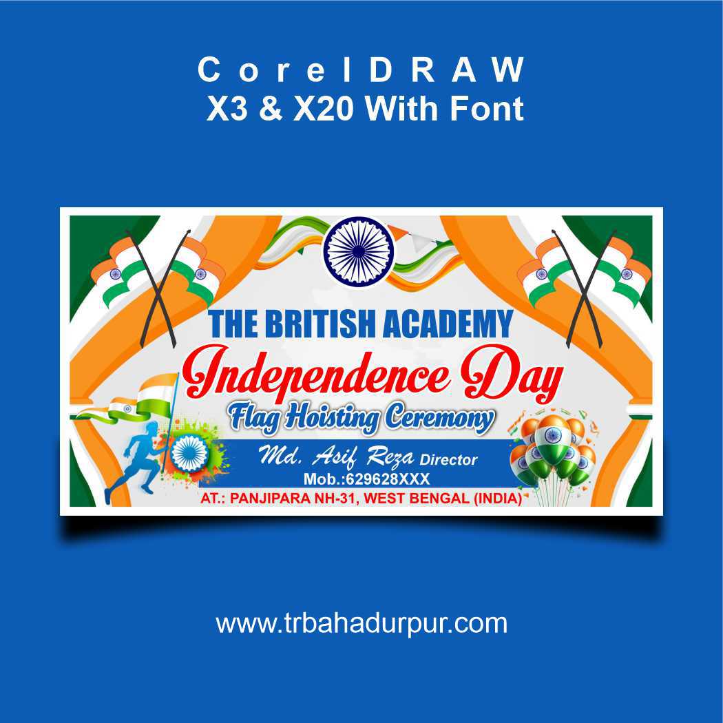 Independence Day Banner CDR File