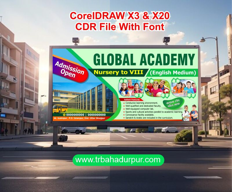 Academy Banner Design CDR File