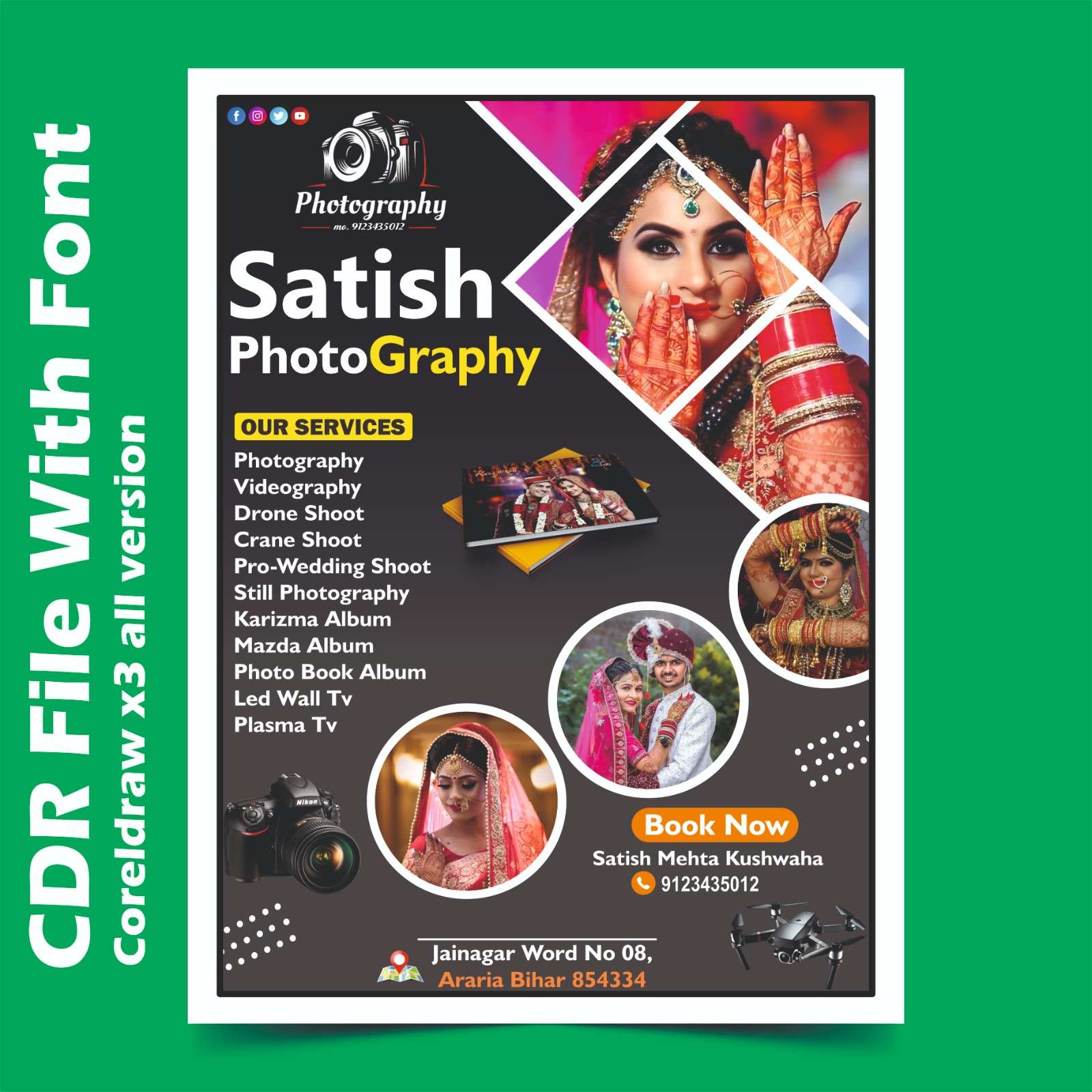 Photo Studio Banner Cdr File