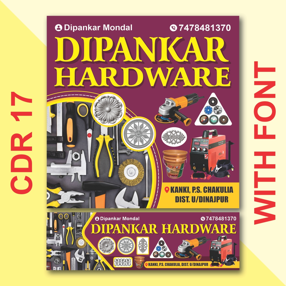 HARDWARE BANNER DESIGN