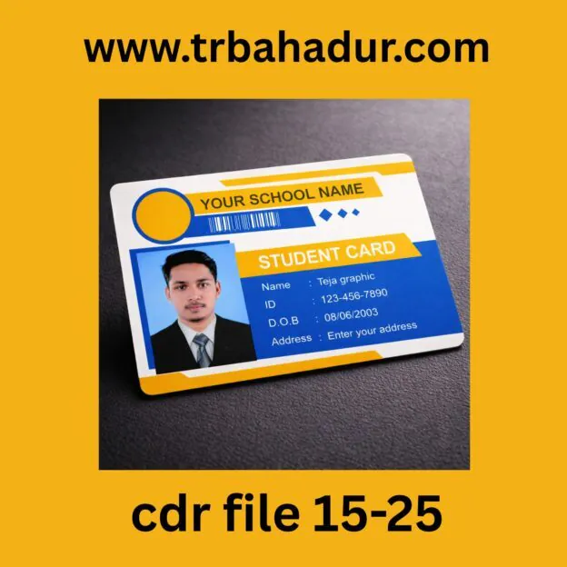 new schhol id card design 2026