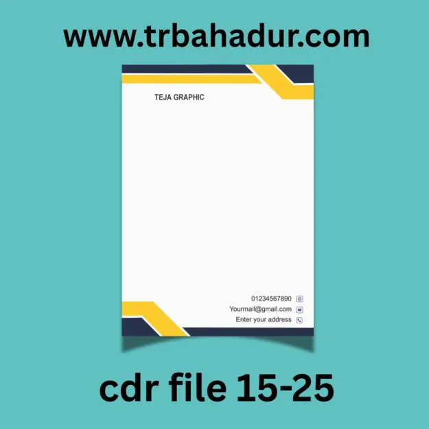 letter head design new 2026