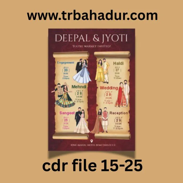 new modal weading card 2026