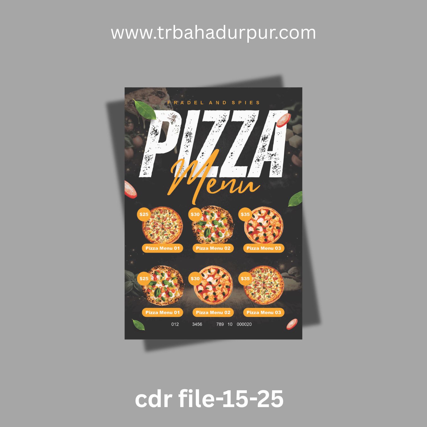 menu card design 2026