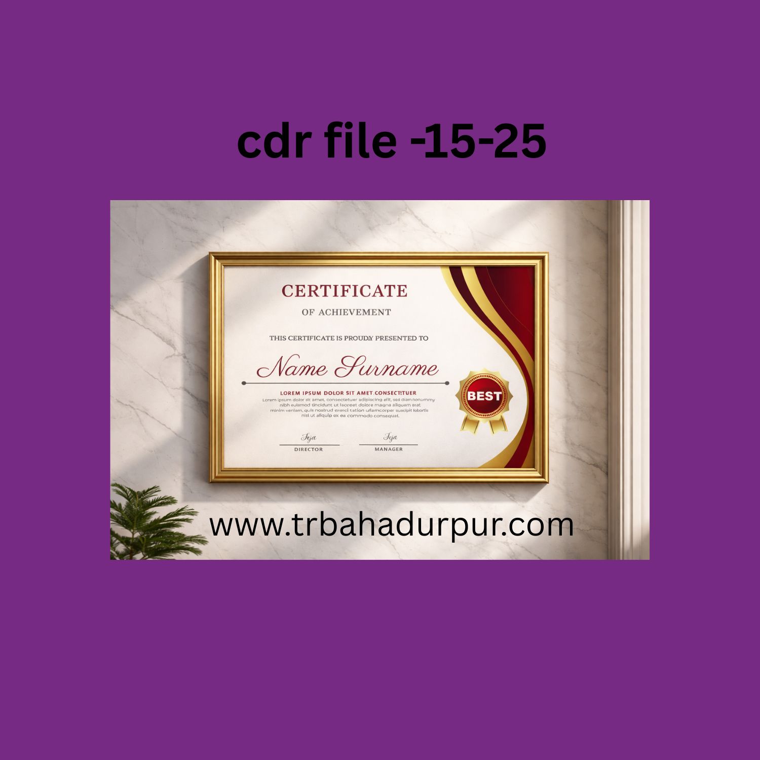 new premium certificate design 2026