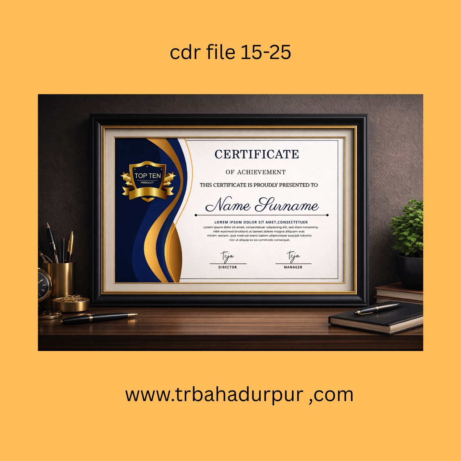 new premium certificate design 2026