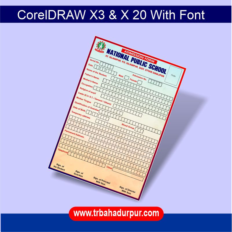 Admission Form CDR File