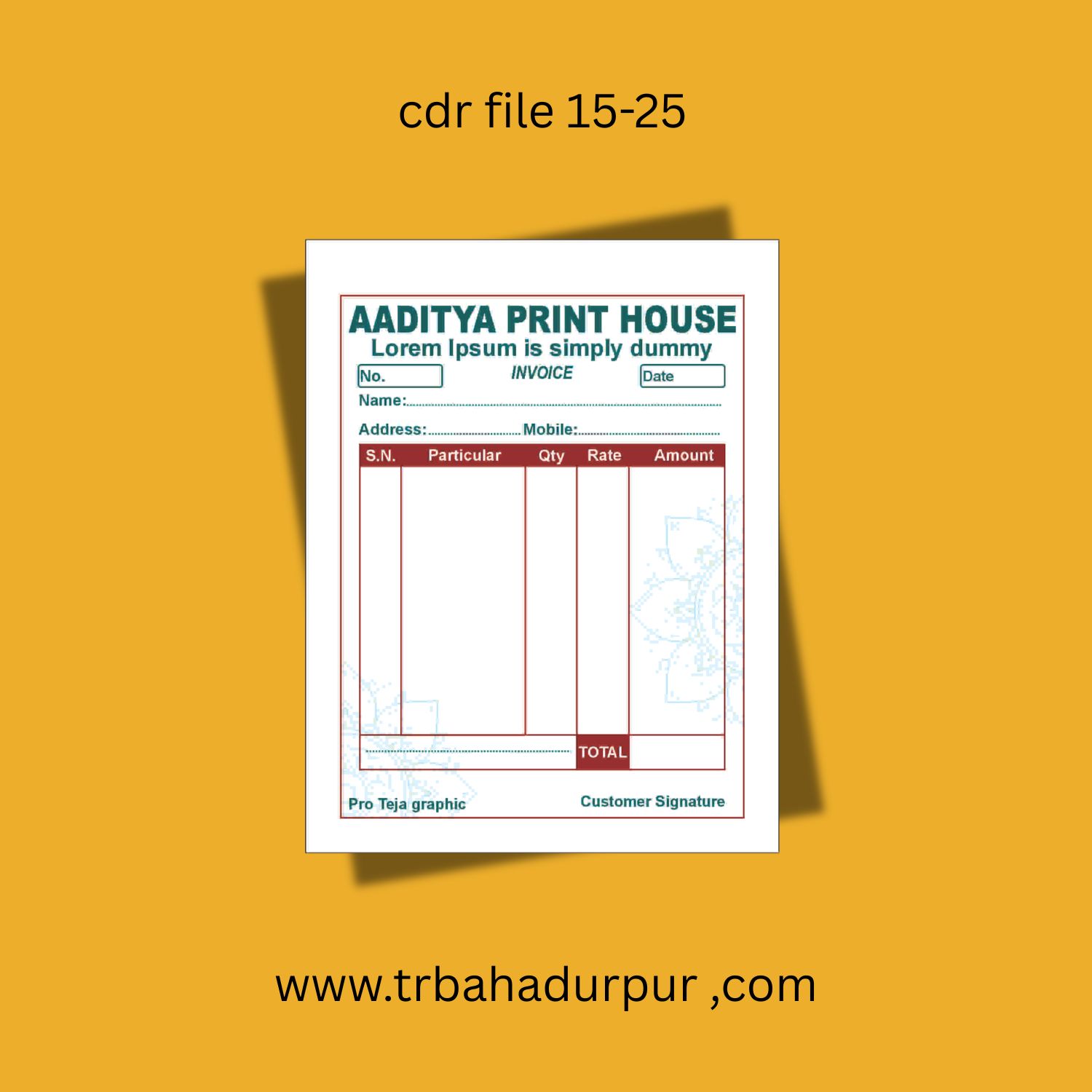 BIL BOOK HOSE PRINT HOUSE