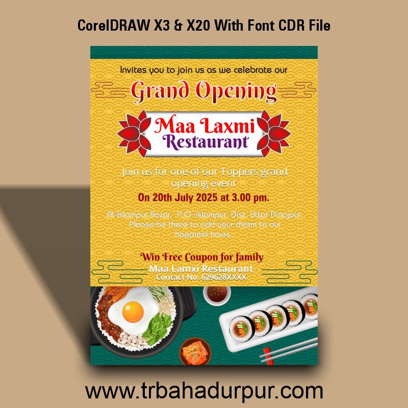 Hotel Opening Card CDR File