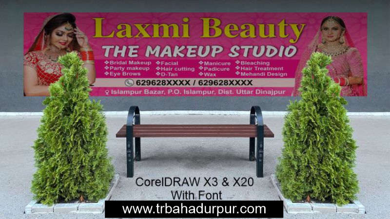 Makeup Studio Banner CDR File