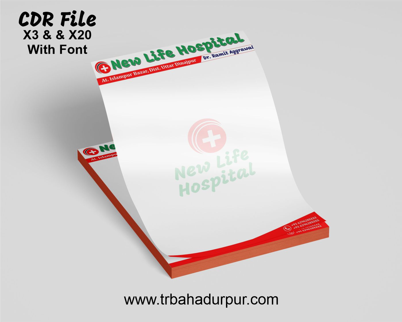 New Life Hospital Letterhead CDR File