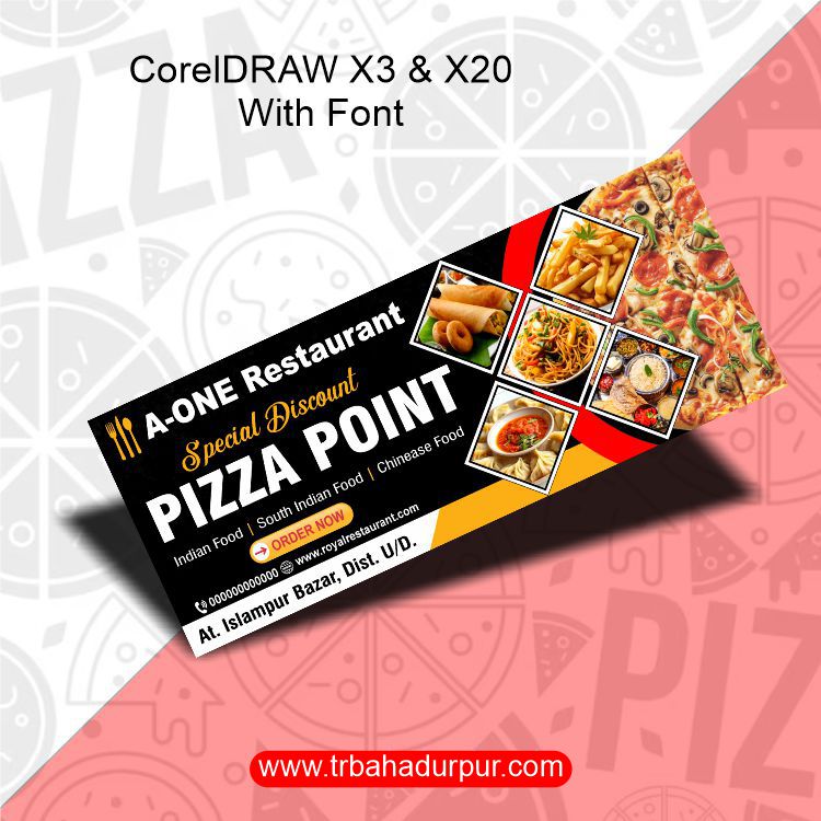Pizza Point Banner Design CDR File