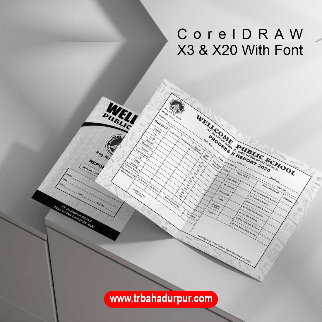 School Progress Report Design CDR File