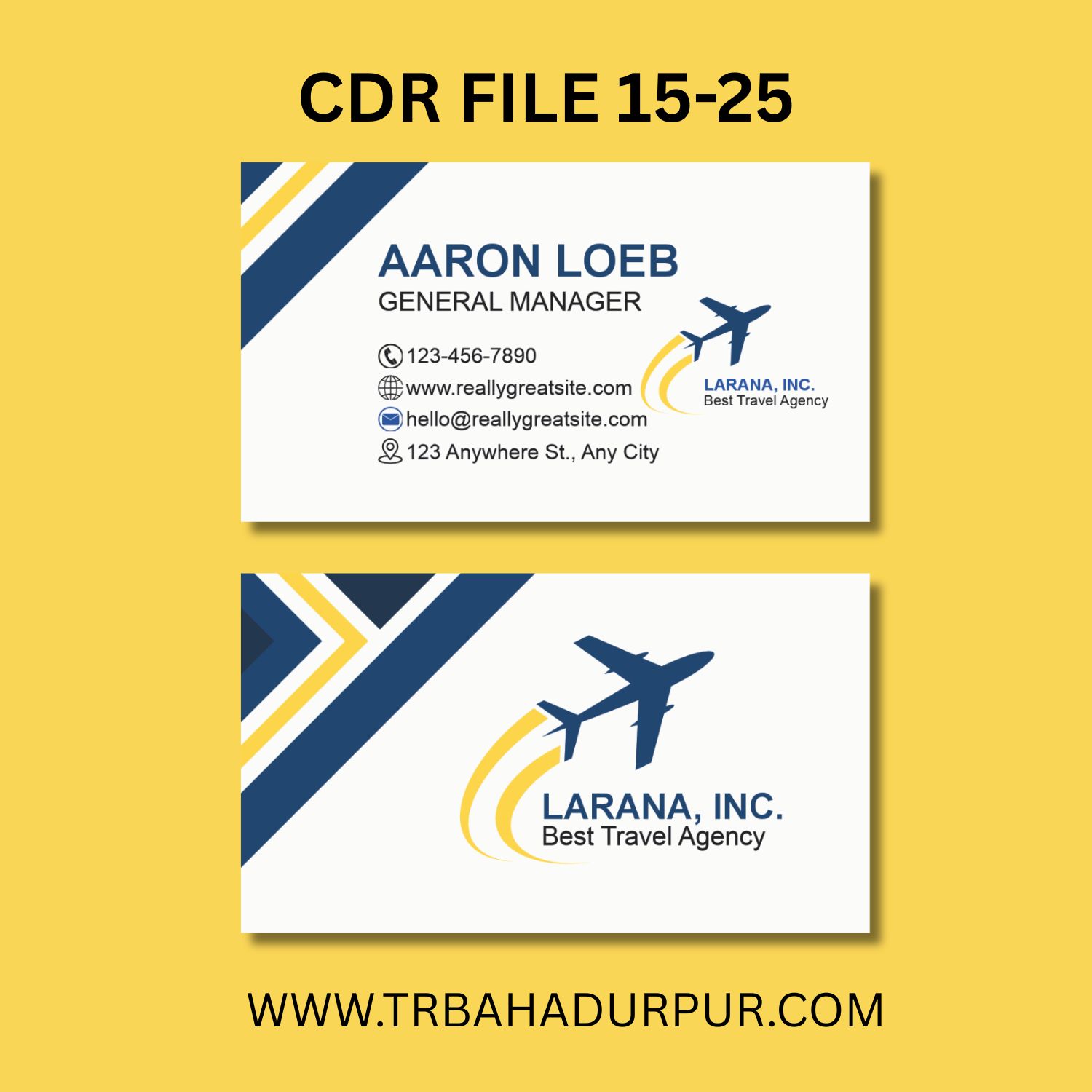 travel visiting card design 2026