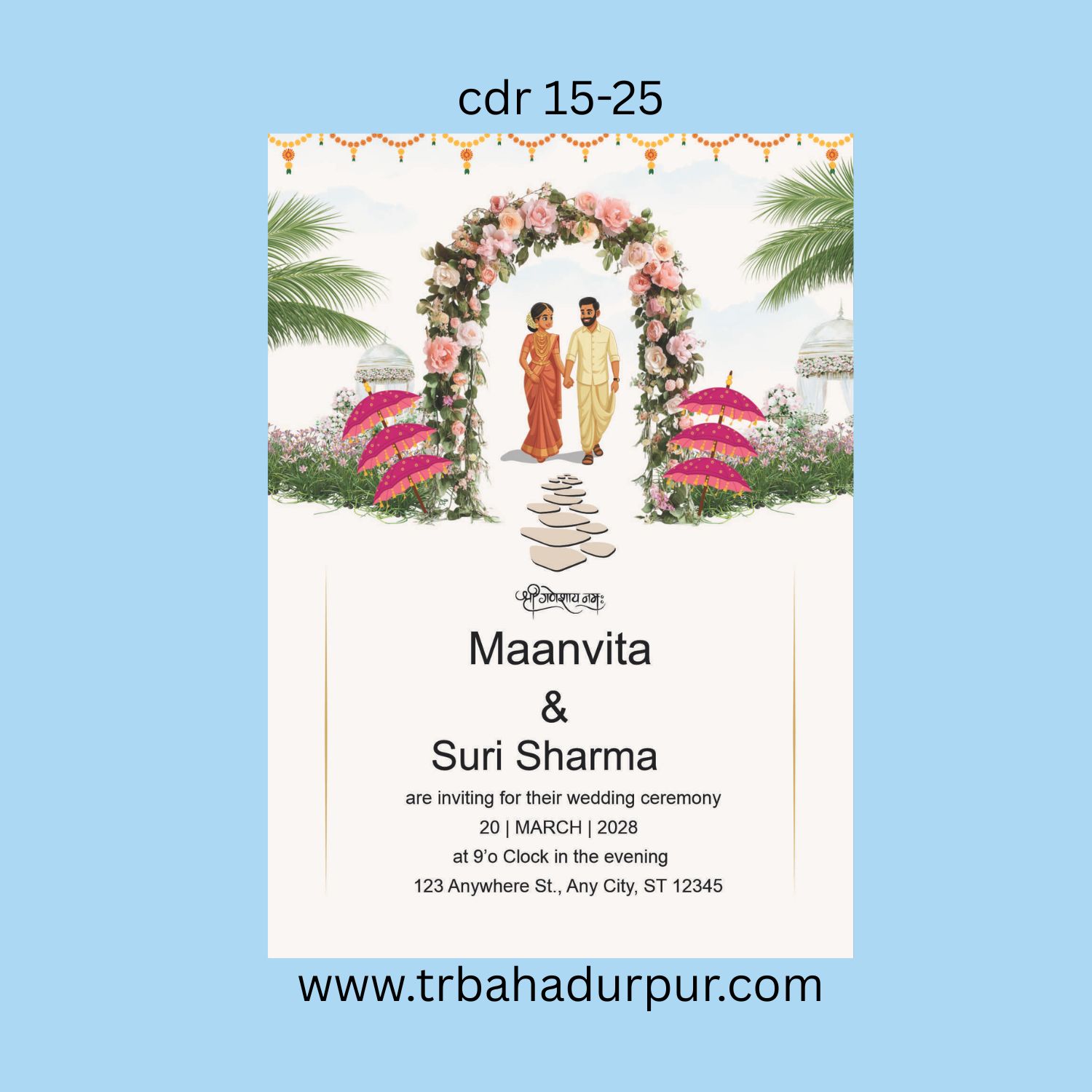 new royal weading card design 2026