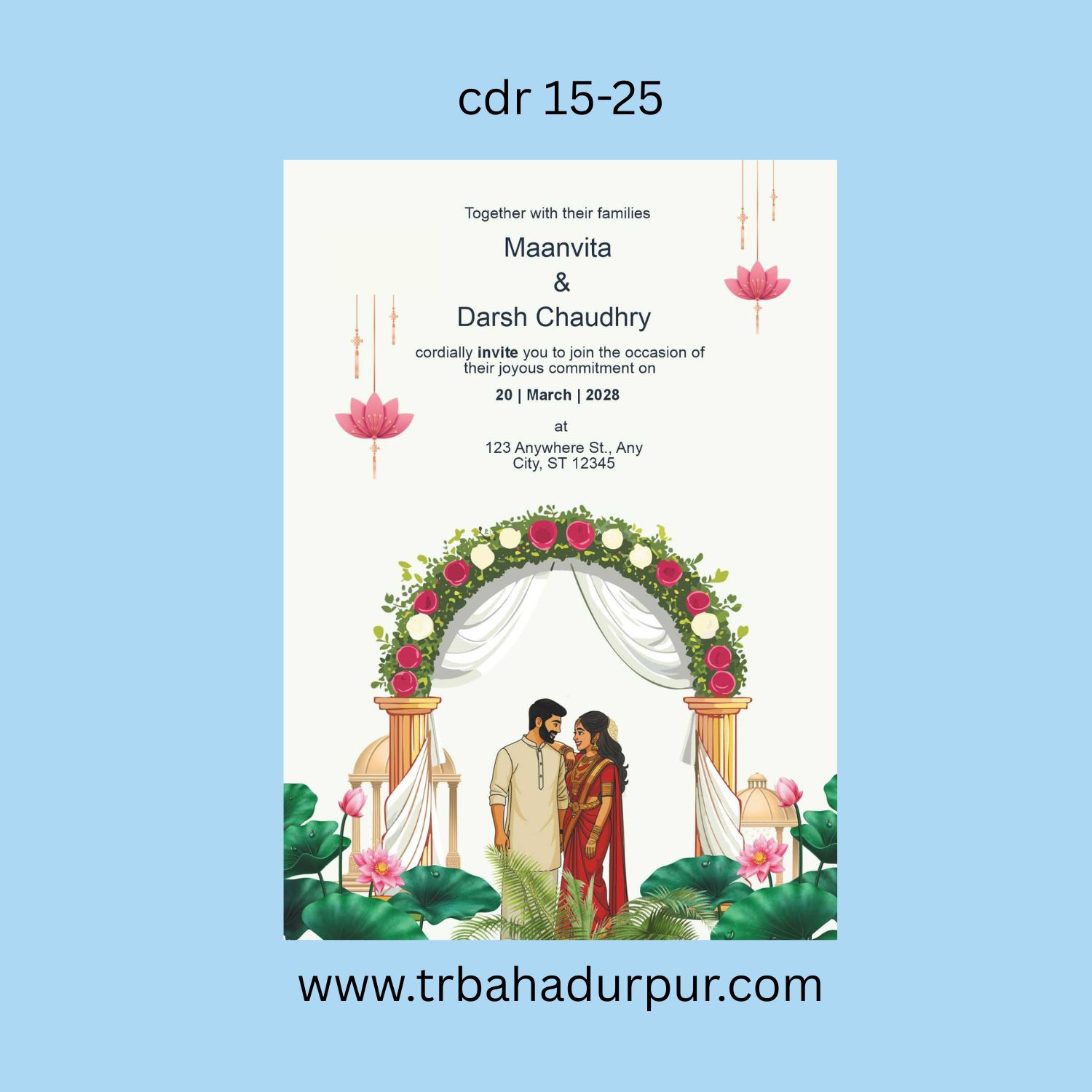 new weading card design 2026