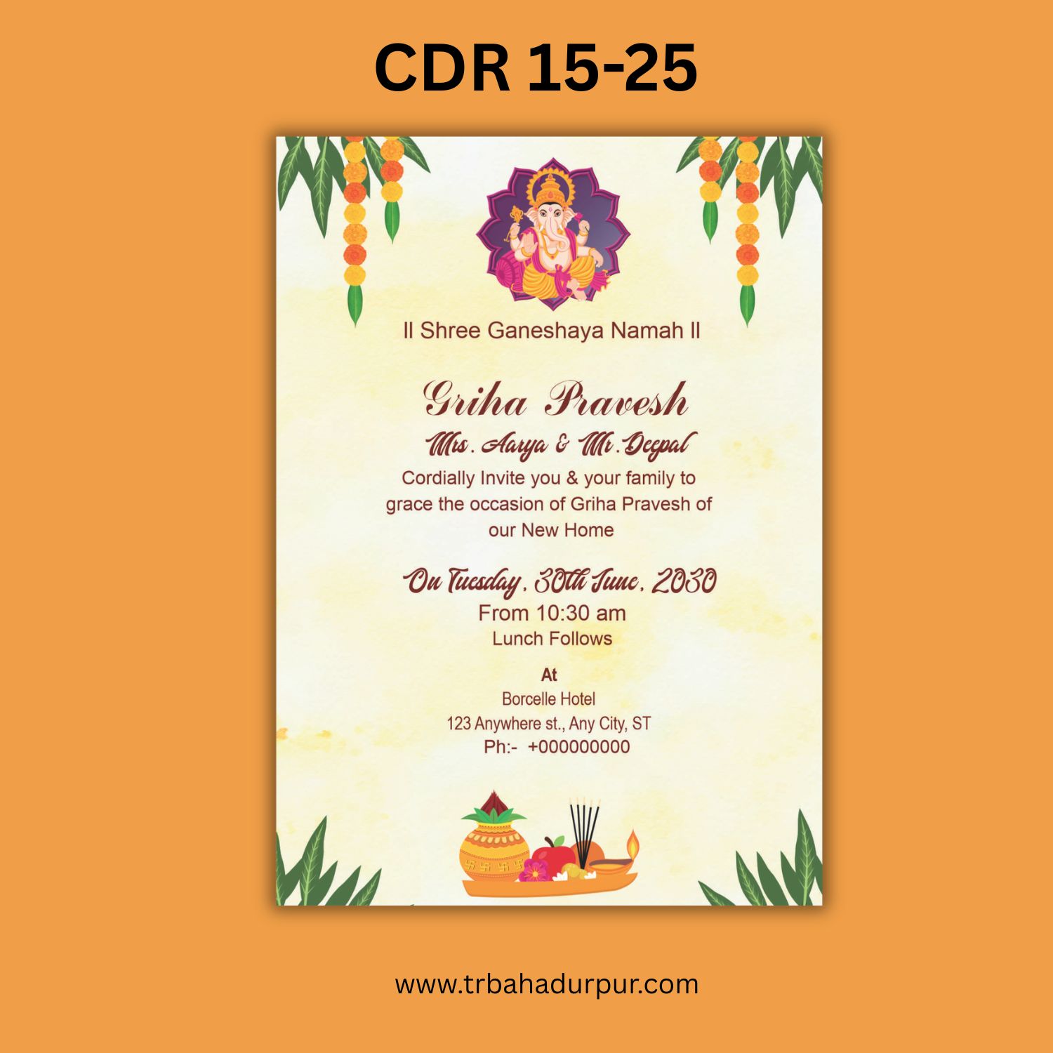 Garprivesh card design 2026