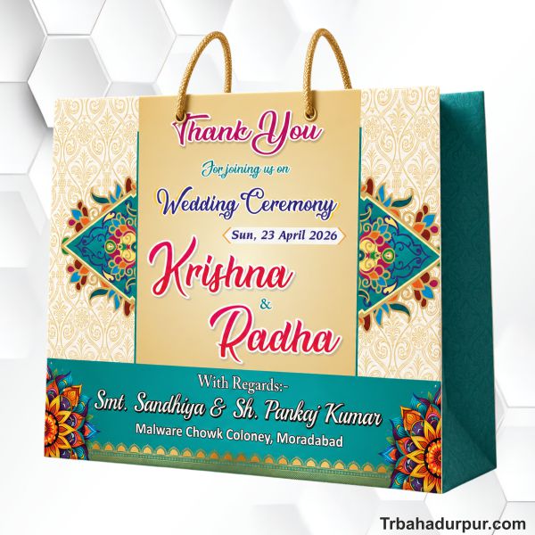 Indian wedding carry bag design