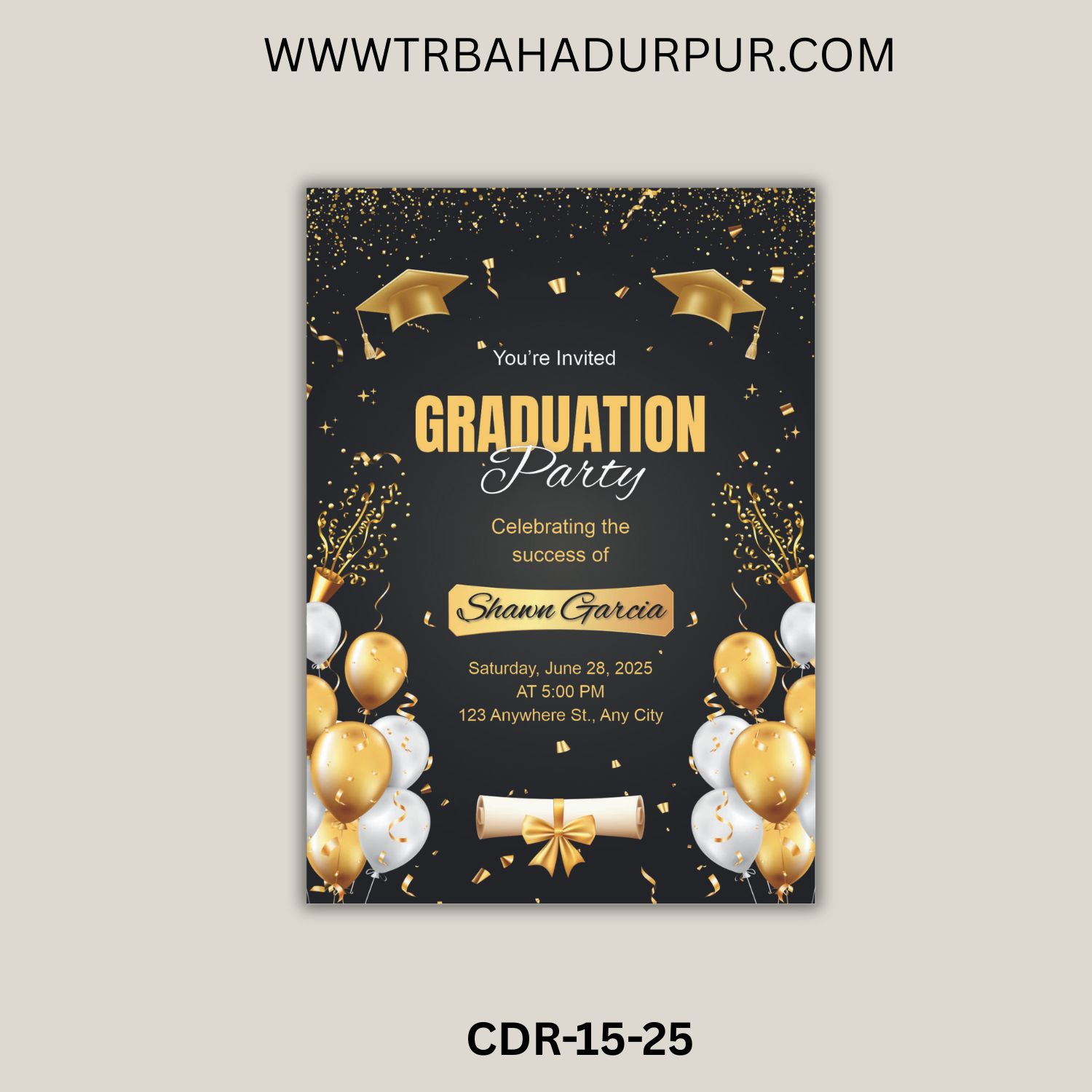 GRADUTION PARTY INVITATION CARD DESIGN 2026