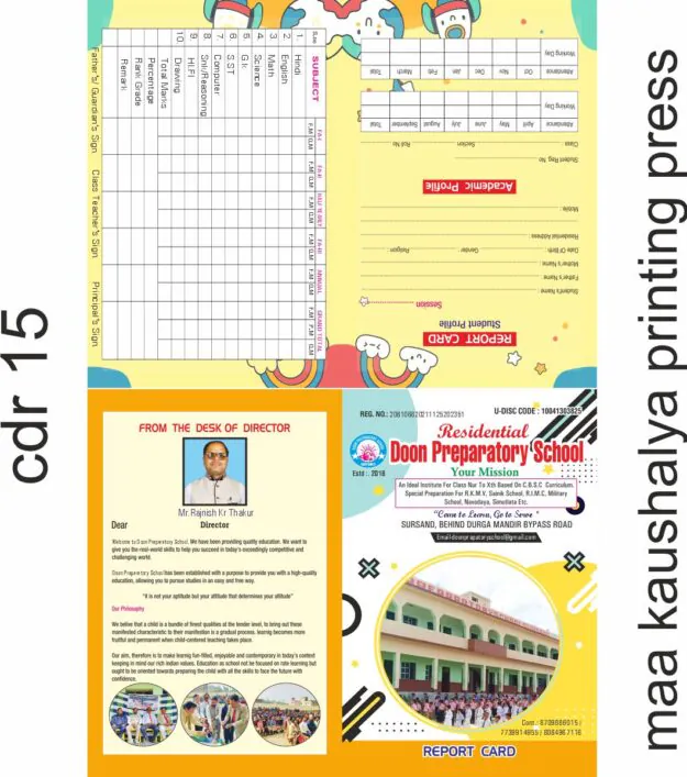 School Report Card CDR File