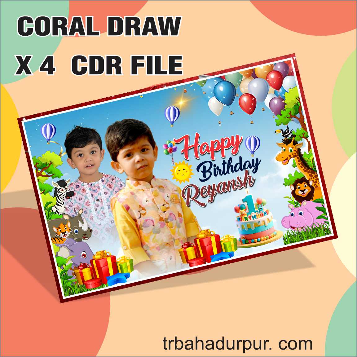 FIRTHDAY BANNER DESING