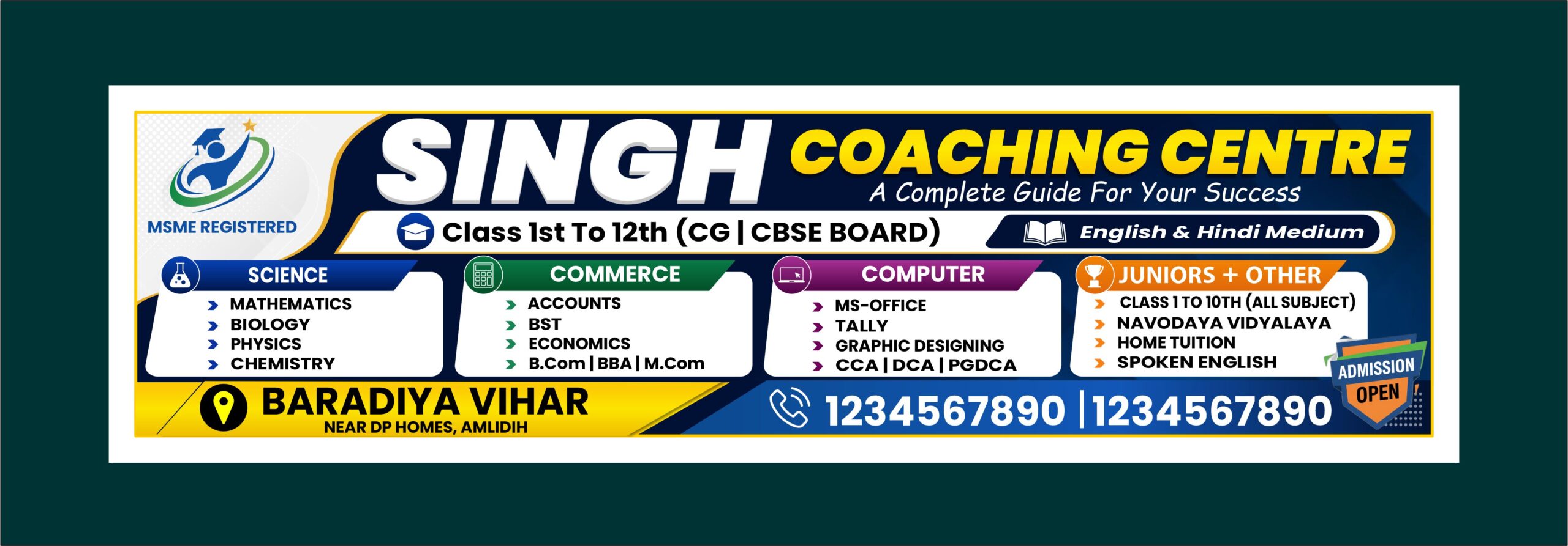 COACHING CENTER FLAX DESIGN