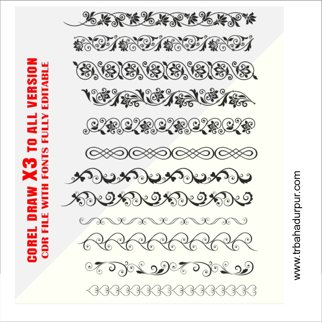 Latest And Best Border Clip Design CDR File