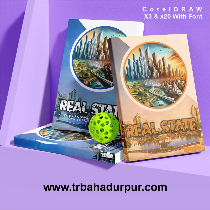 Book Cover Page Design CDR File