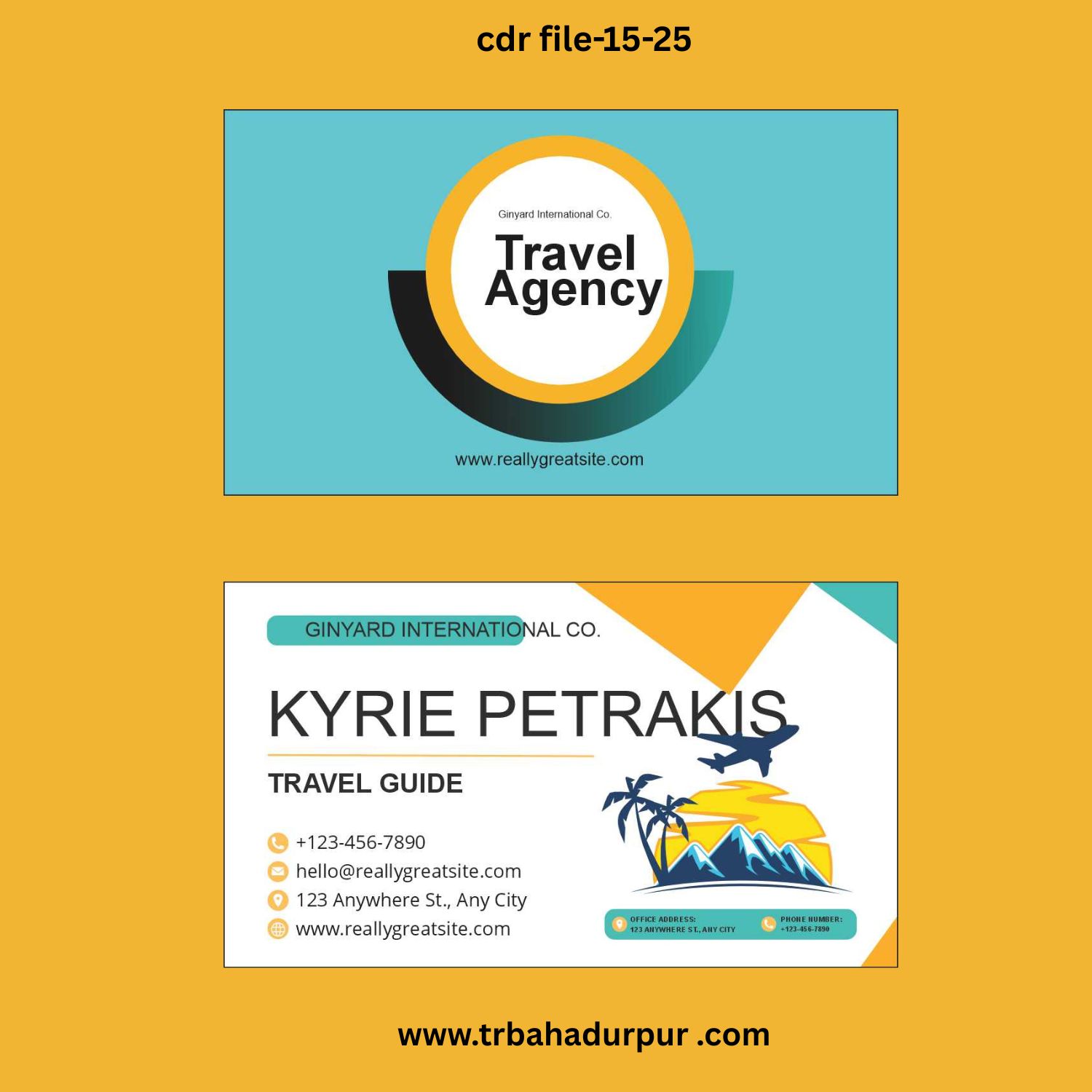new travel bussiness card design 2026