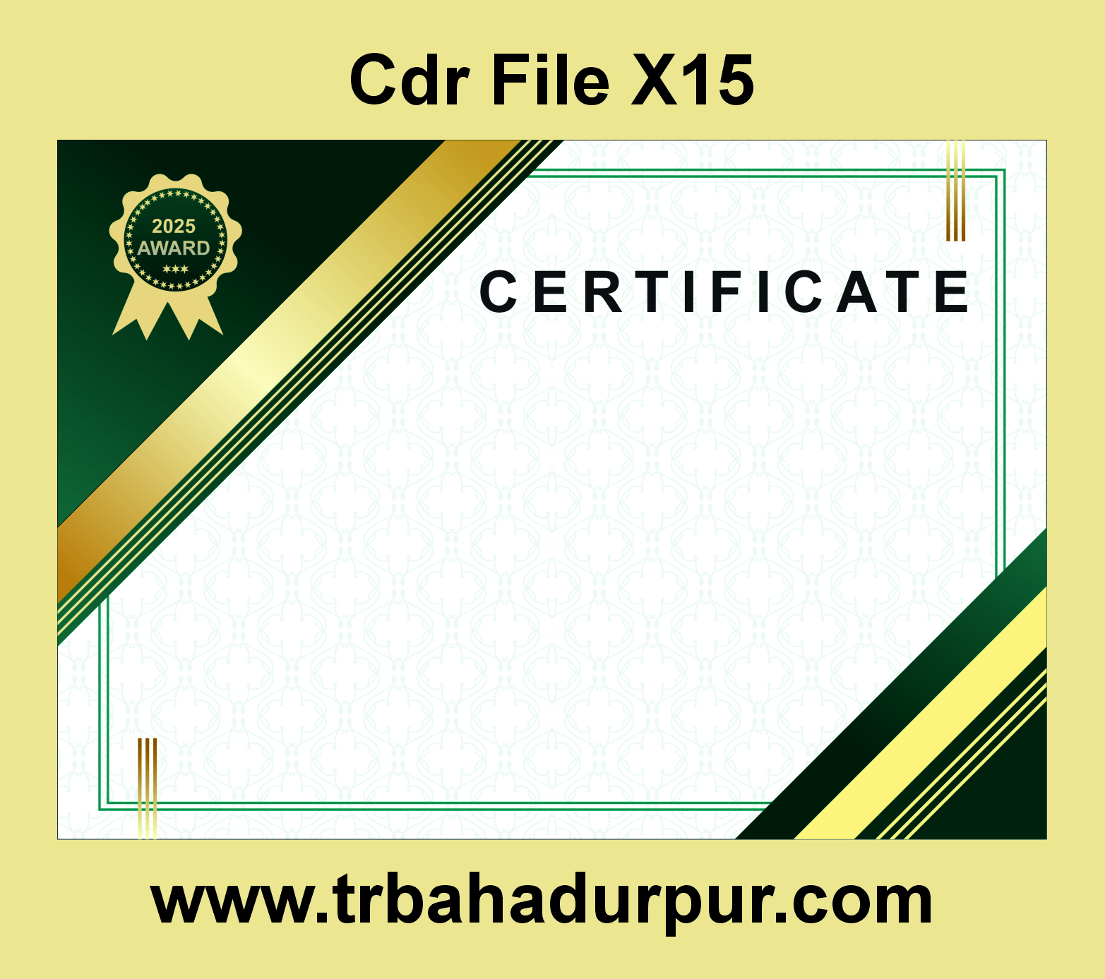 latest Certificate designe