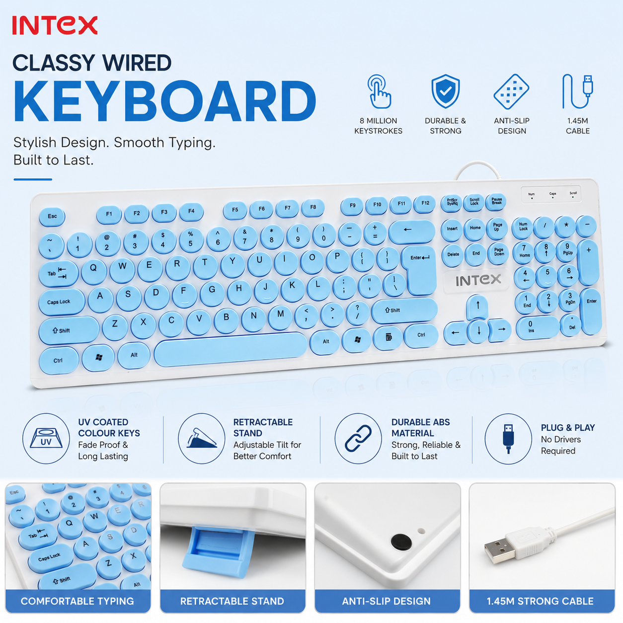 intex classy bubble keyboard